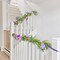 6 ft Artificial Wisteria Flower Garland – Lilac, Lavender & Pink Floral Vine with Eucalyptus Greenery for Wedding, Mantel, Porch & Table Décor